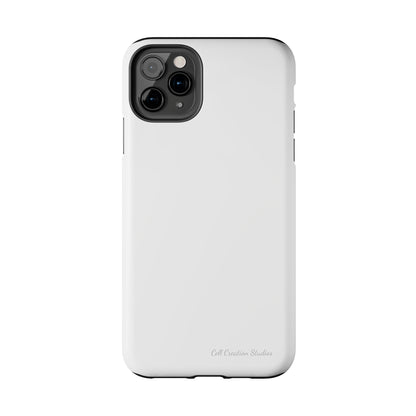 "Pure Elegance White" -Tough iPhone Cases