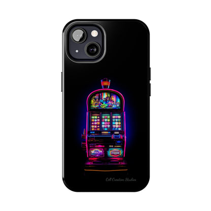 Introducing the "Vibrant Slot Frenzy" Cell Phone Case – Experience the Thrill of Colors and Luck -Tough Phone Cases