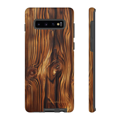 "Wood Grain Elegance" Tough Samsung Galaxy Cases