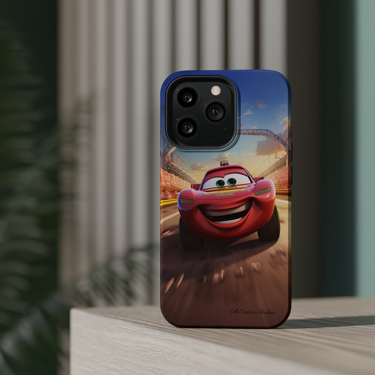 The " Smiling Red Racer" Phone Case -MagSafe Tough Cases