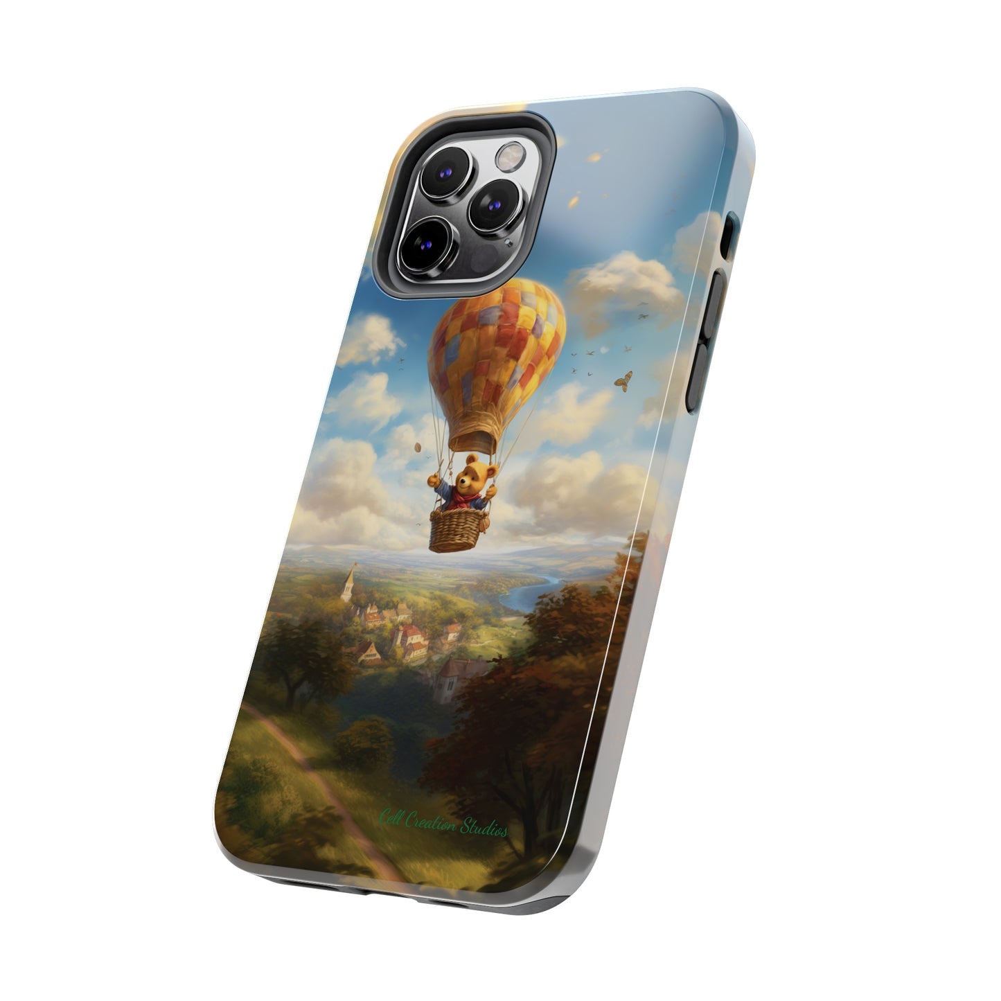 Introducing the "Winnie-The-Pooh's Balloon Adventure" Cell Phone Case – Soar to New Heights in Style -Tough Phone Cases