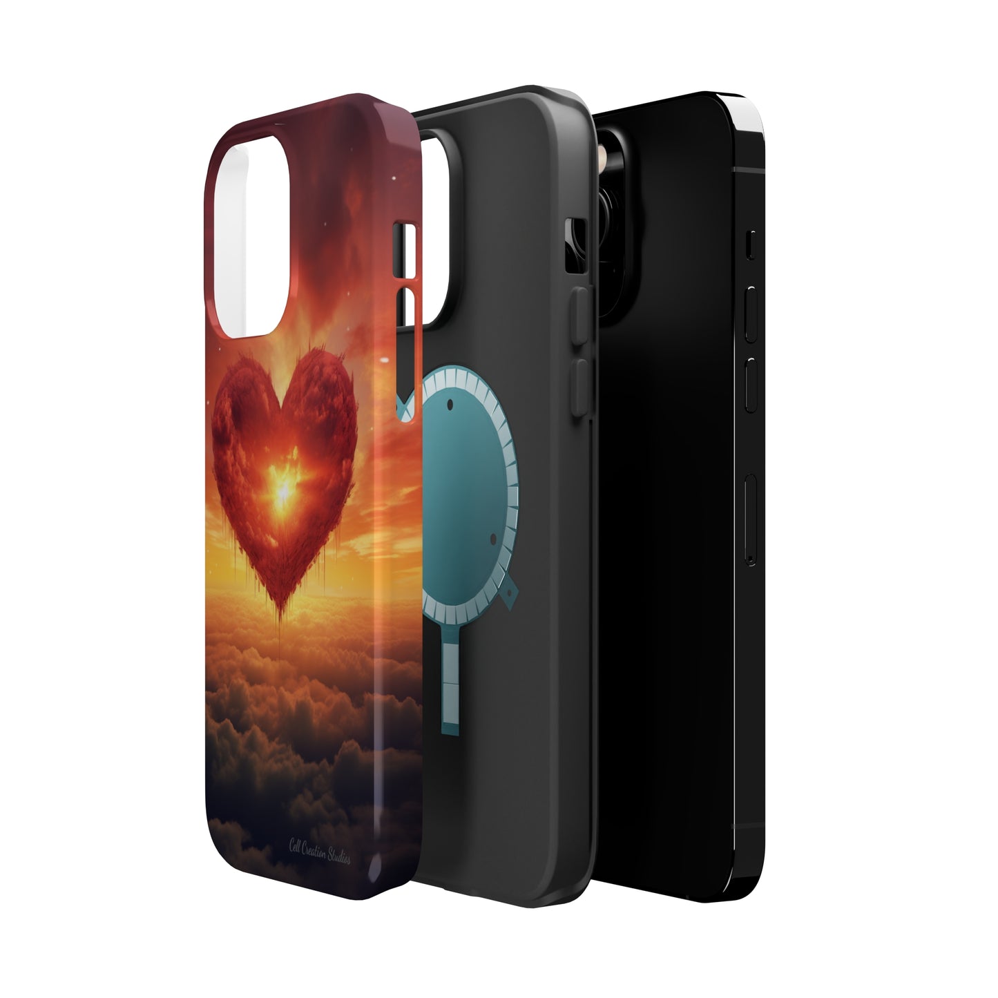 Introducing the "Sky-Heart Radiance" Cell Phone Case – Carry Love's Glow Everywhere You Go -MagSafe Tough Cases