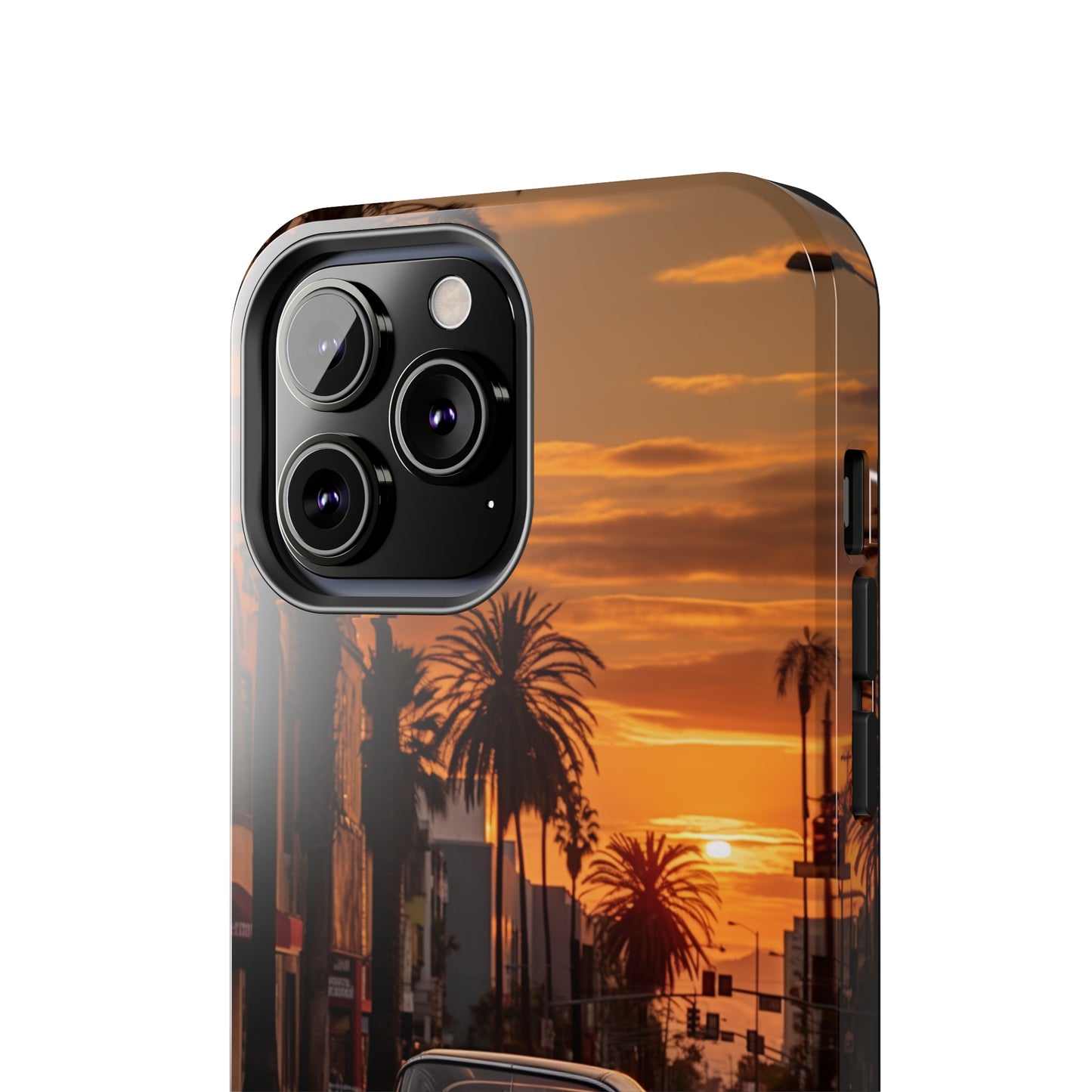 "Sunset Boulevard Classic Red Car" Cell Phone Case -Tough Phone Cases