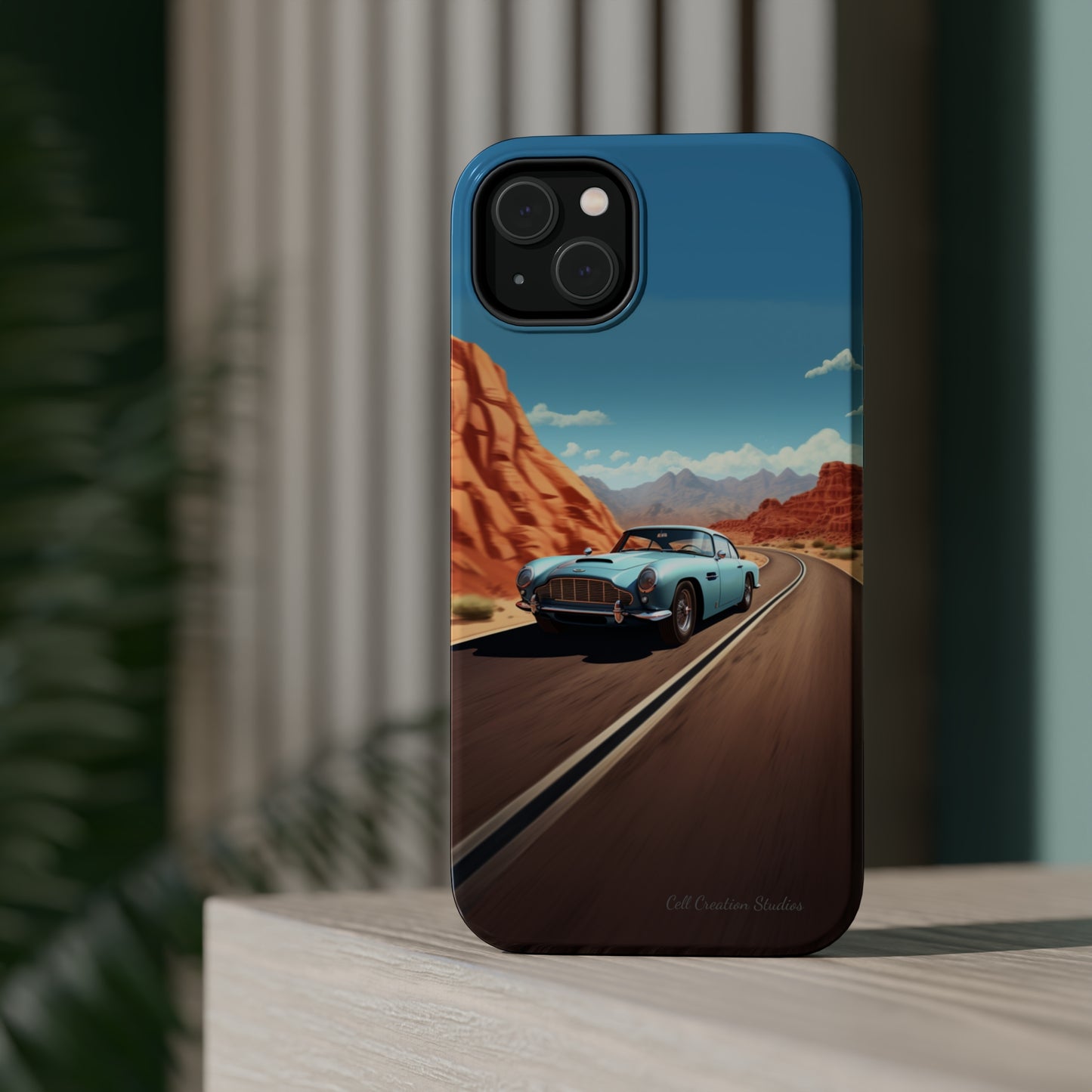 "Silver Racing Legend" -MagSafe Tough iPhone Cases