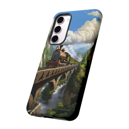 The "Scenic Mountain Train" Phone Case -Tough Cases