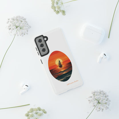 "Sailboat Sunset Serenity" -Tough Samsung Cases