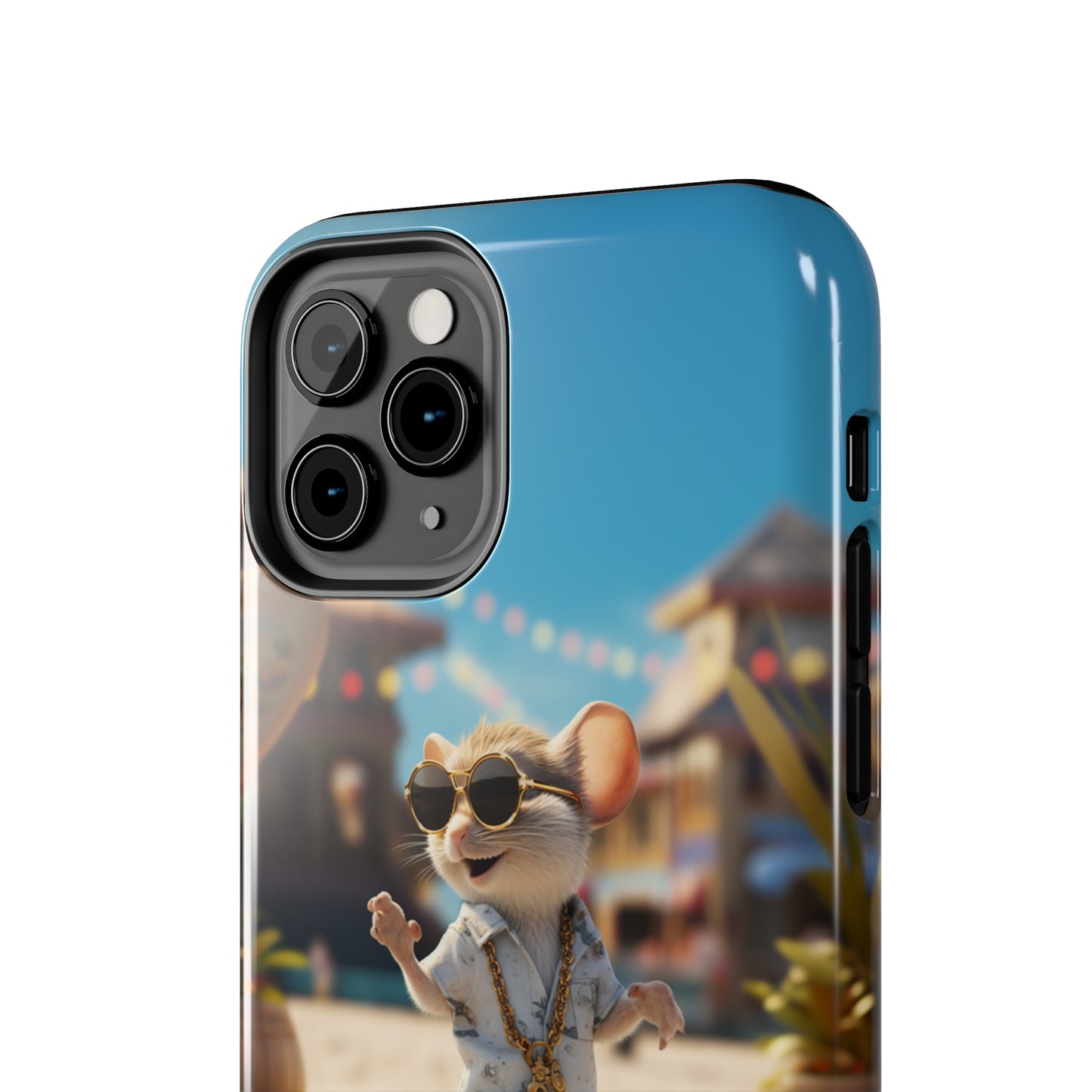 Introducing the "Groovy Mouse Rockstar" Cell Phone Case – Rock to the Beat of Coolness -Tough Phone Cases