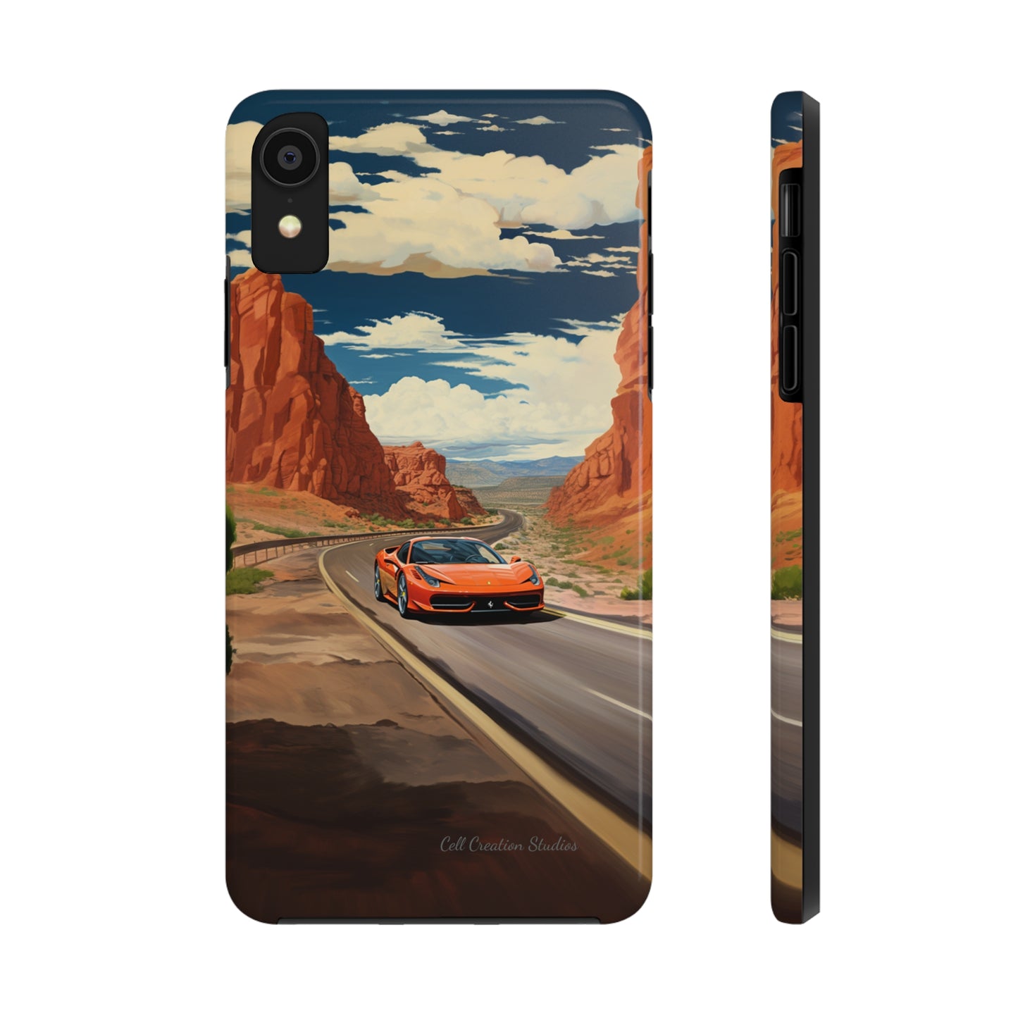 "Desert Racer Ferrari Edition" -Tough iPhone Cases