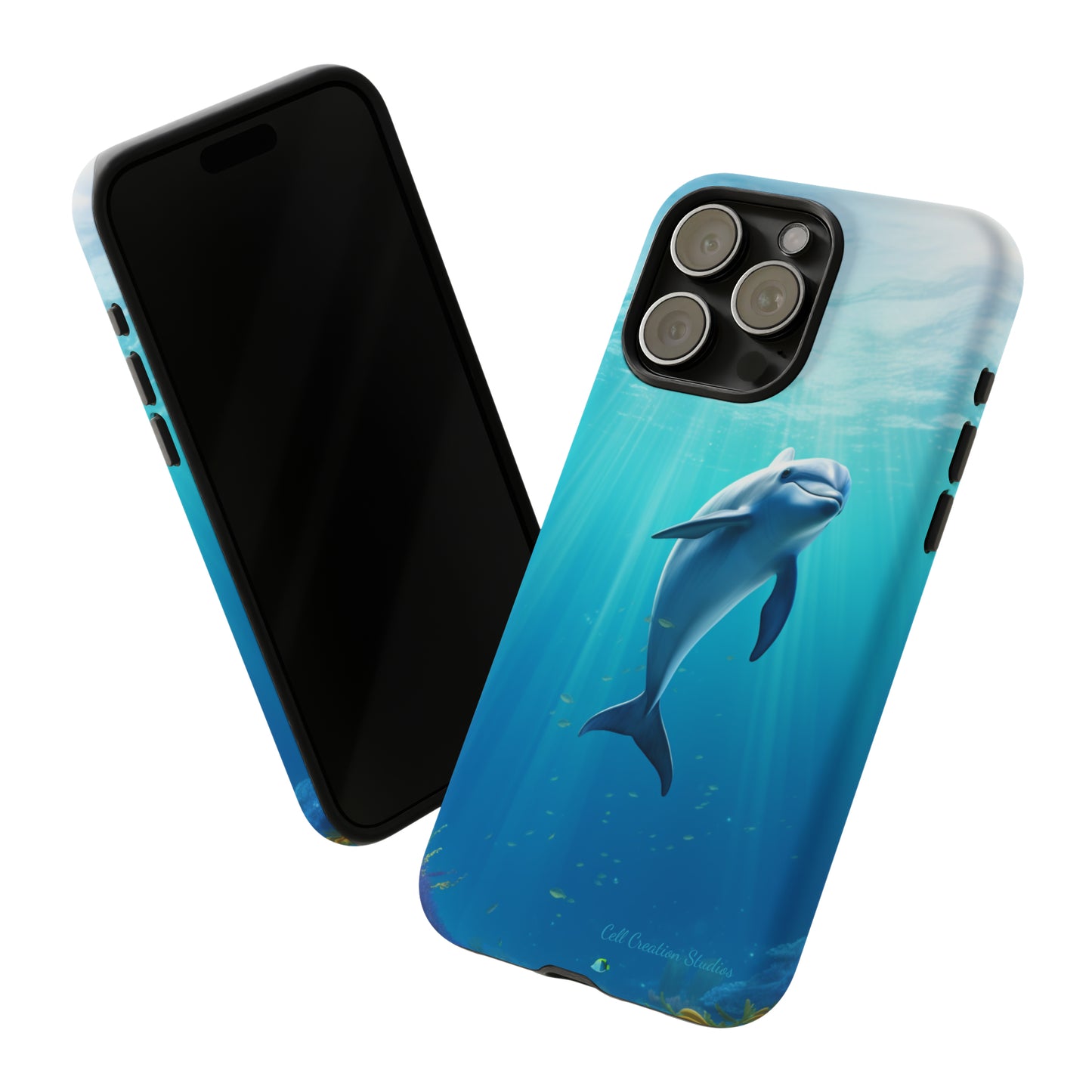 The "Dolphin Serenity" -Tough iPhone Cases