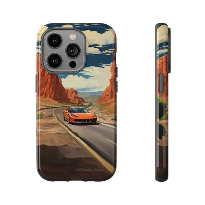 "Desert Racer Ferrari Edition" -Tough iPhone Cases