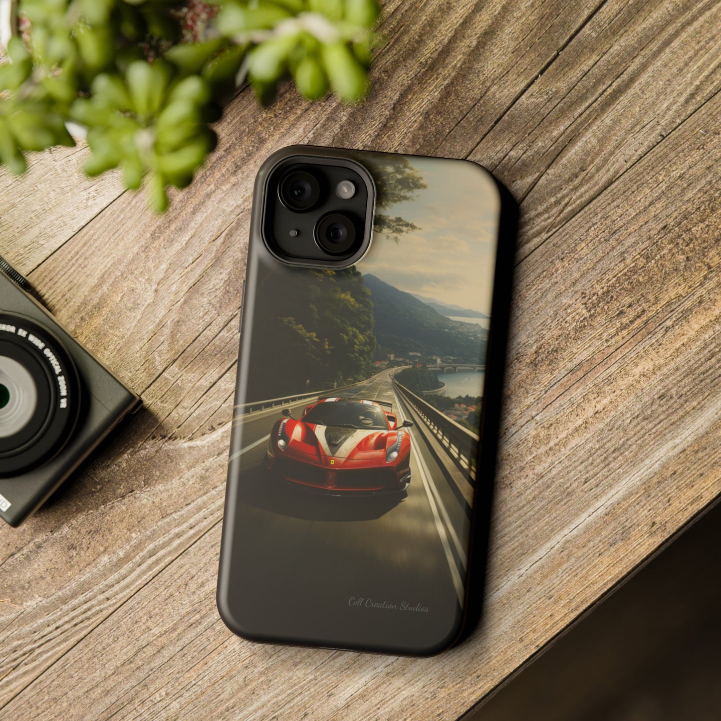 "Tropical Thrill Ferrari Edition" -MagSafe Tough iPhone Cases