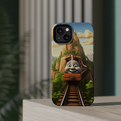 The "Mountain Journey Train" Character Phone Case -MagSafe Tough Cases