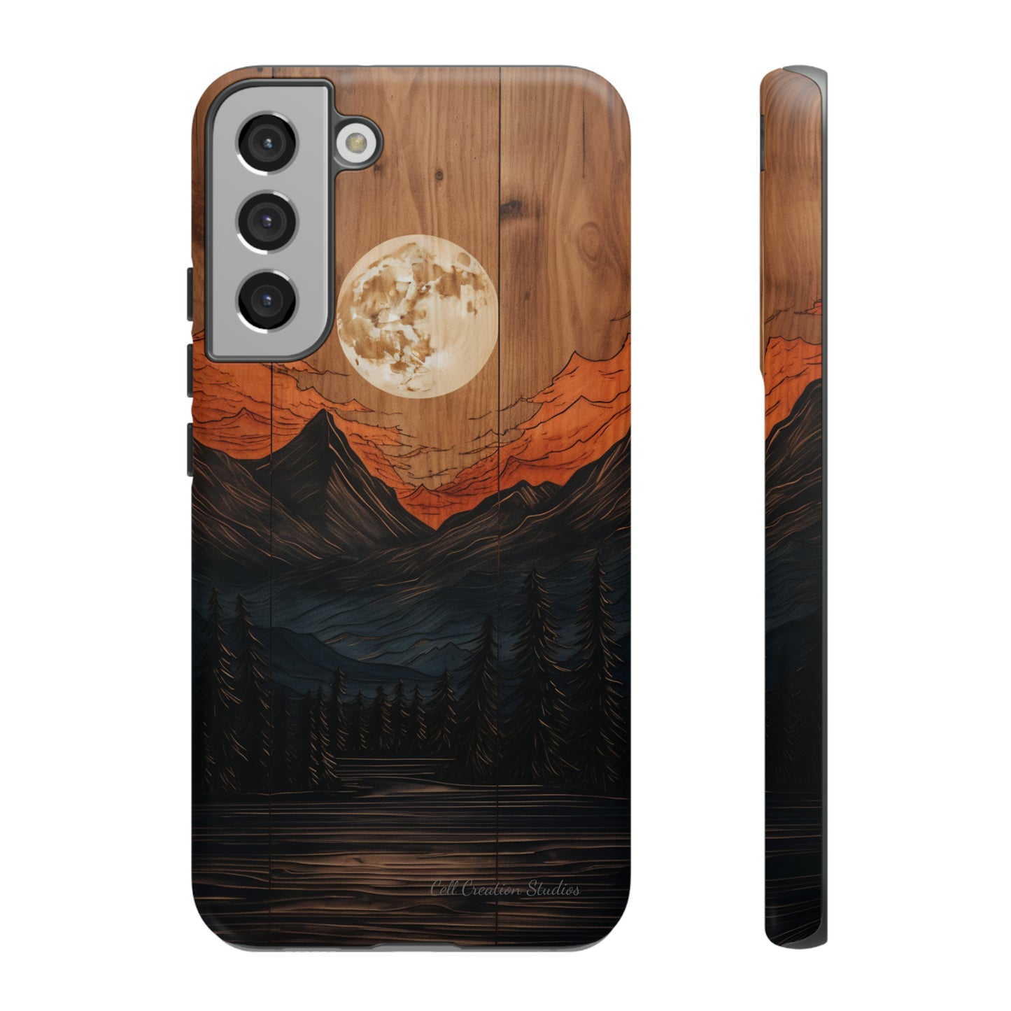 "Elevate Your Style with the Mountain Moonlight Phone Case" -Tough Cases