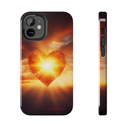 Introducing the "Sunlit Heart" Cell Phone Case – Embrace Love and Radiance -Tough Phone Cases