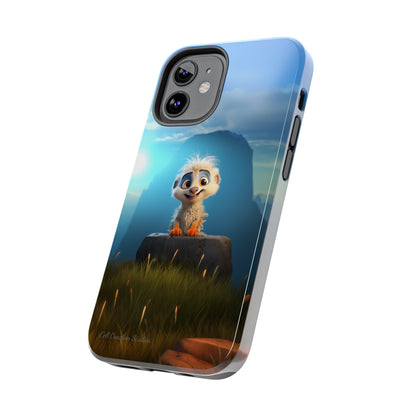 Introducing the "Mountain Explorer Buddy" Cell Phone Case – Embark on Adventures with an Animated Cute Animal -Tough Phone Cases