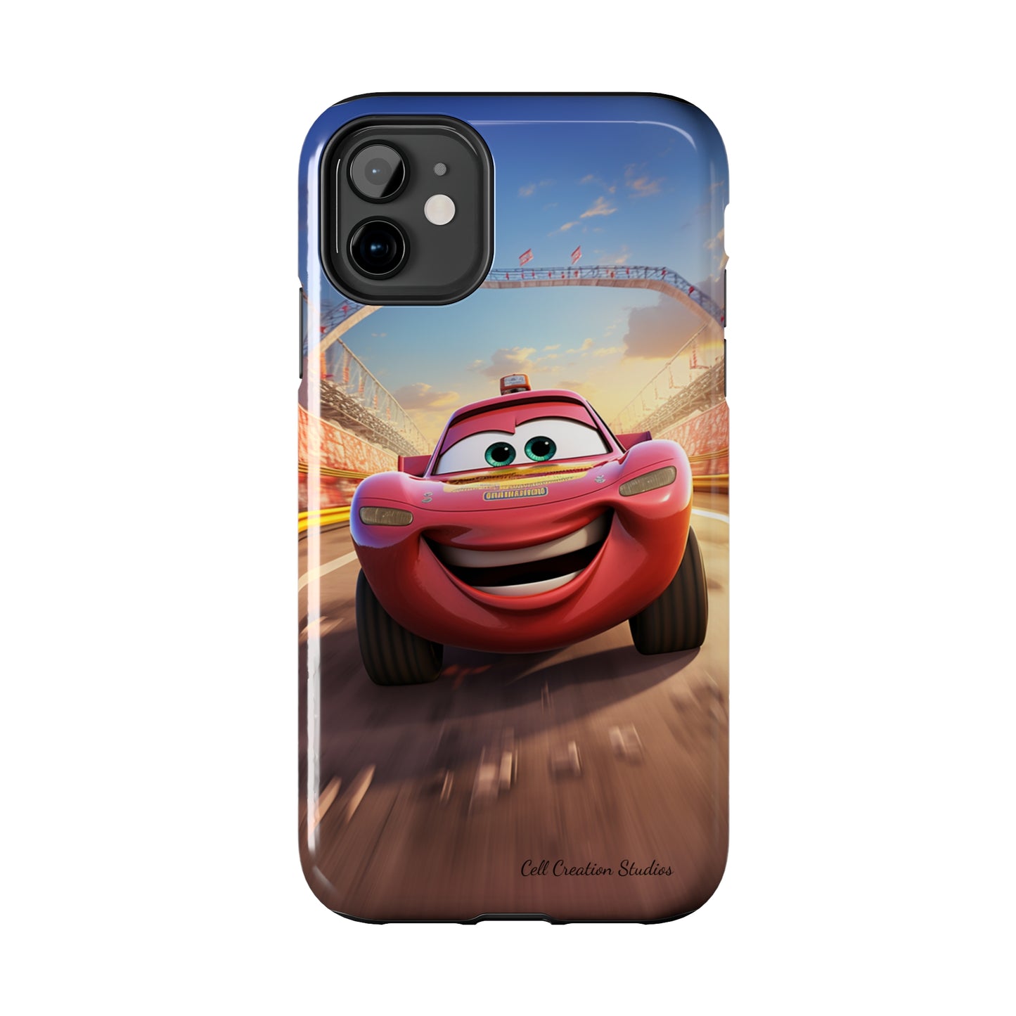 The "Smiling Red Racer" Phone Case -Tough Phone Cases