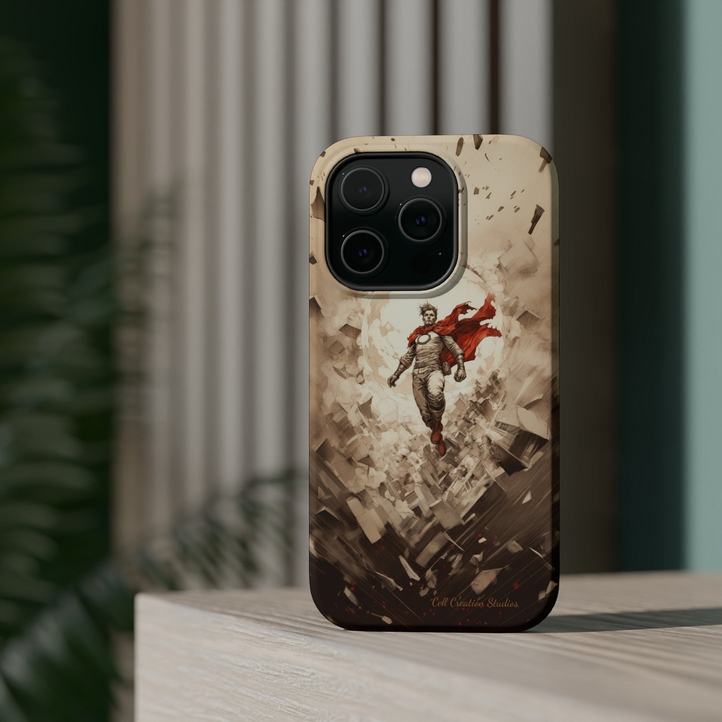 Introducing the "Heroic Guardian" Cell Phone Case – Unleash Your Inner Superhero with Captivating Design -MagSafe Tough Cases