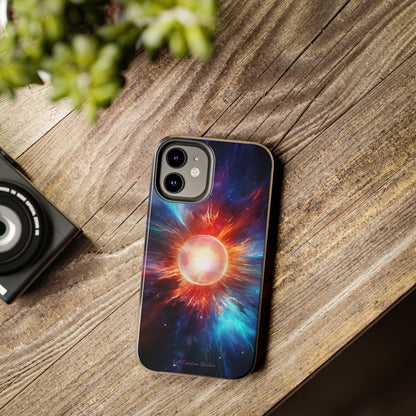 Introducing the "Stellar Cataclysm" Cell Phone Case – Capture the Cosmic Drama of a Neutron Star Explosion! -Tough Phone Cases