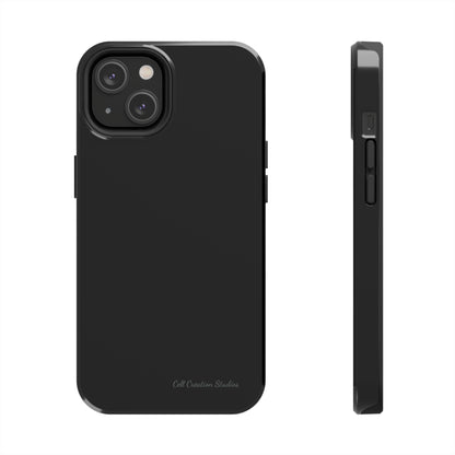 "Stealth Black Defender" -Tough iPhone Cases