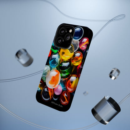 Introducing the "Vibrant Marbles Mosaic" Cell Phone Case – Carry a Kaleidoscope of Colors! -MagSafe Tough Cases