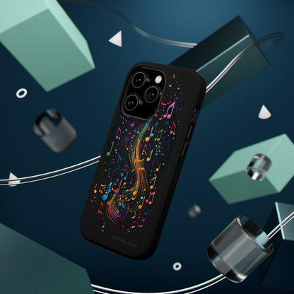 Elevate Your Style and Passion for Music with Our "Harmonious Notes" Cell Phone Case -MagSafe Tough Cases