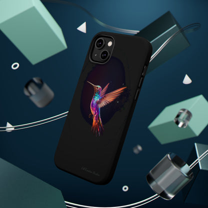 Introducing the "Enchanted Hummingbird" Cell Phone Case – Elegance Meets Nature -MagSafe Tough Cases