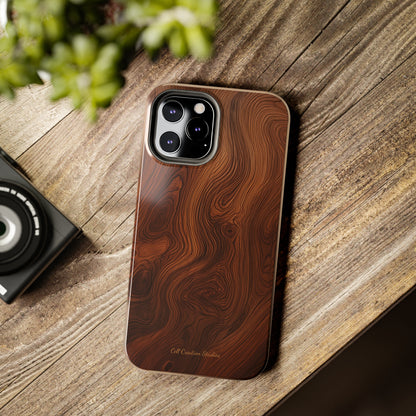 Introducing the "Natural Woodgrain" Cell Phone Case – Embrace Organic Beauty with Wood Pattern Design -Tough Phone Cases