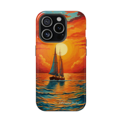 "Sailboat Sunset" - MagSafe Tough iPhone Cases