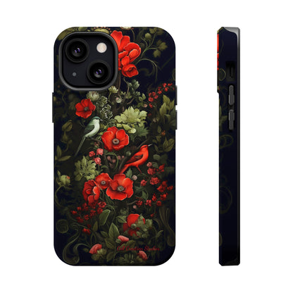 "Floral Serenade Elegance" -MagSafe Tough iPhone Cases