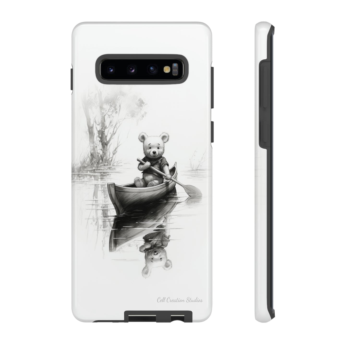 "Winnie-the-Pooh Rowing" Phone Case -Tough Cases