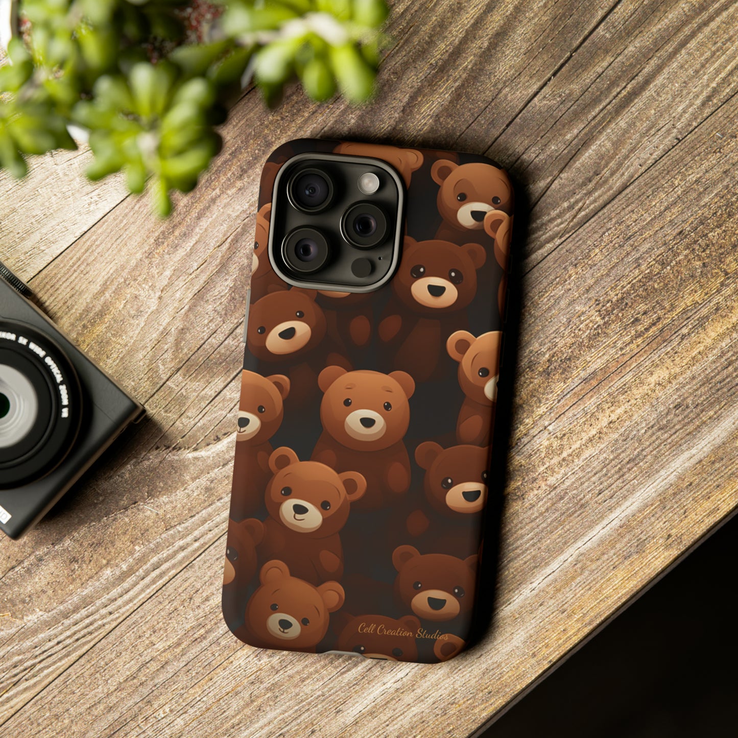 "Bear Hug Haven" -Tough Phone Cases