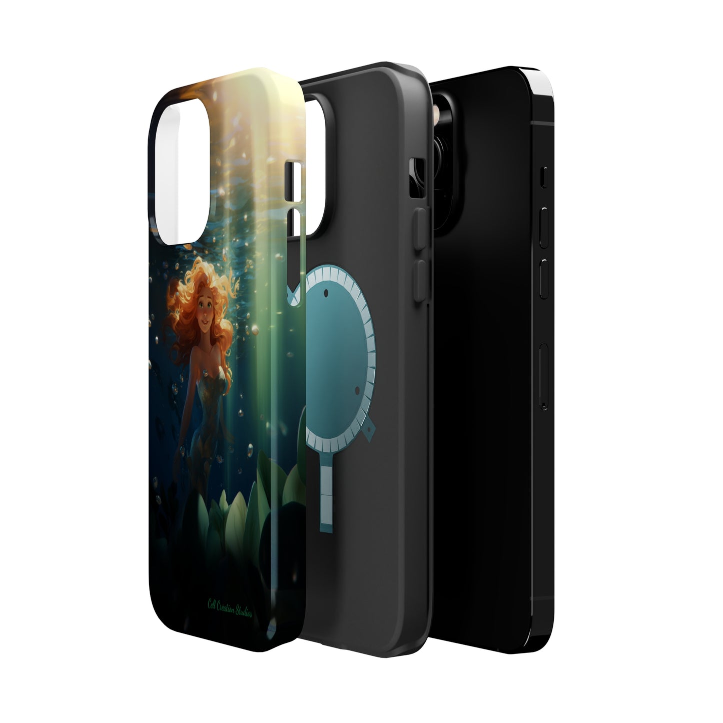 Dive into Enchantment with Our "Ariel Little Mermaid" Phone Case -MagSafe Tough Cases