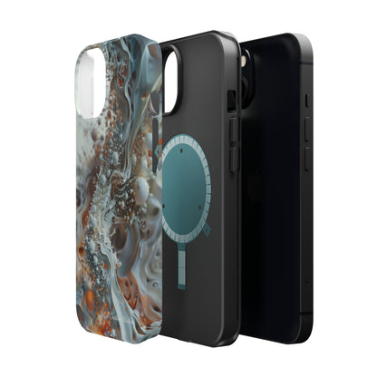 "3D Liquid Splash" -MagSafe Tough iPhone Cases