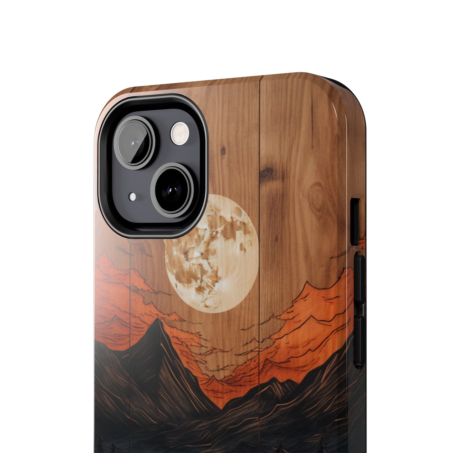 "Elevate Your Style with the Mountain Moonlight Phone Case" -Tough Phone Cases