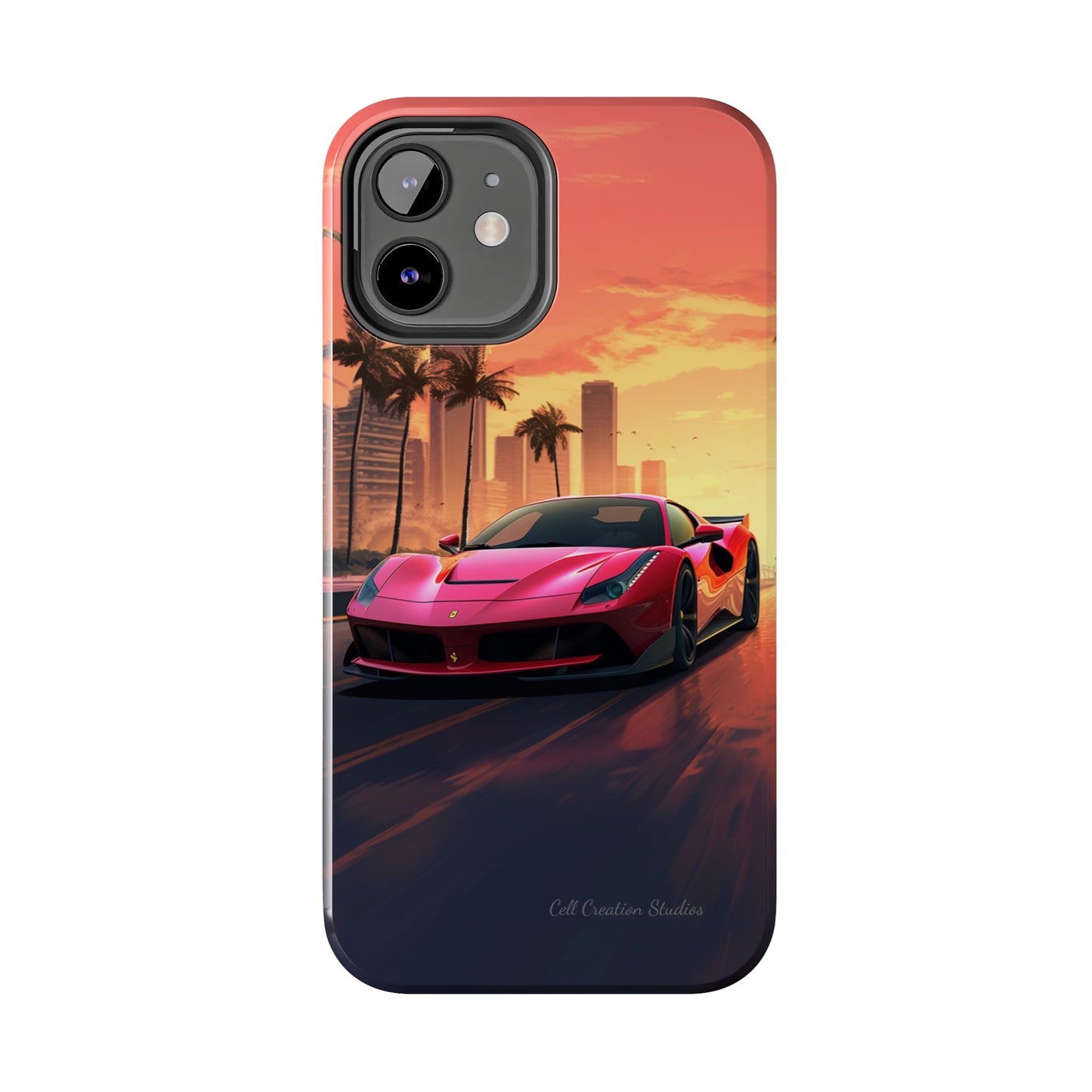 "Sunset Boulevard Ferrari Edition" -Tough iPhone Cases