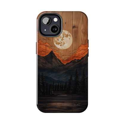 "Elevate Your Style with the Mountain Moonlight Phone Case" -Tough Phone Cases