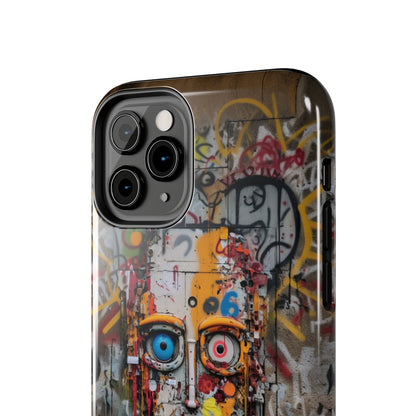 "Urban Graffiti Face" -Tough Phone Cases