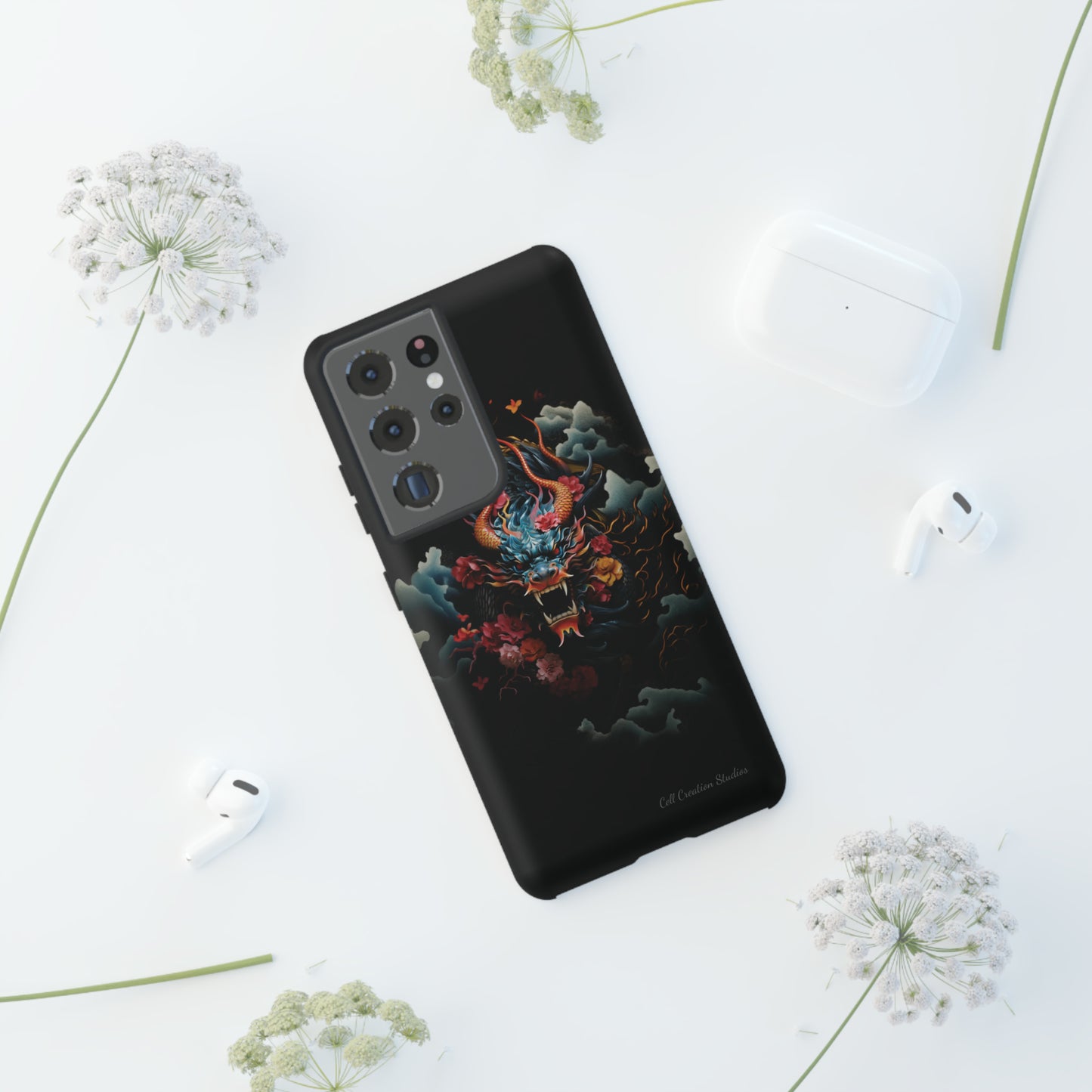 Introducing the "Japanese Dragon Majesty" Cell Phone Case – Embrace the Legend in Style -Tough Cases