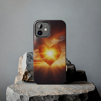 Introducing the "Sunlit Heart" Cell Phone Case – Embrace Love and Radiance -Tough Phone Cases