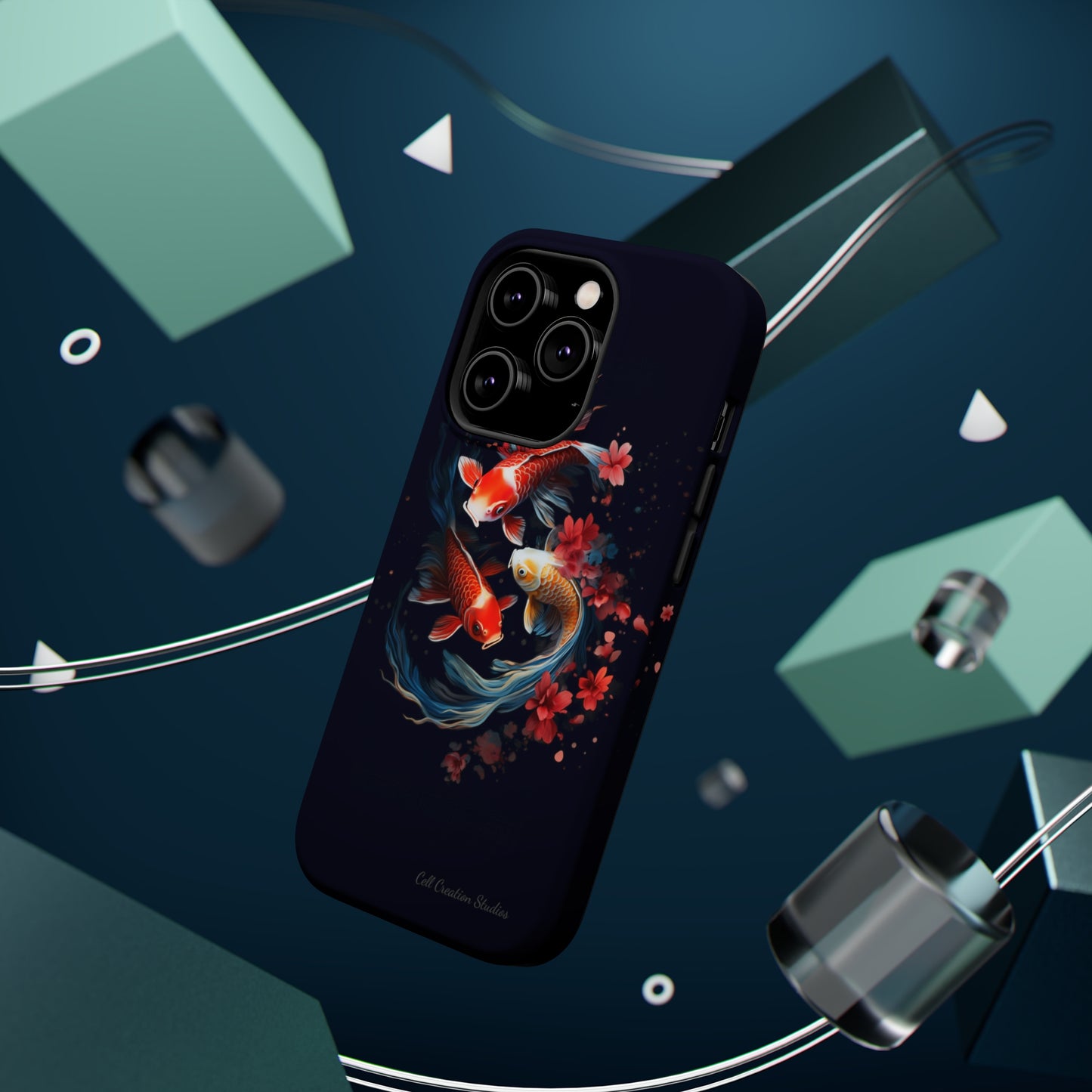 "Captivating Koi Fish" Phone Case -MagSafe Tough Cases