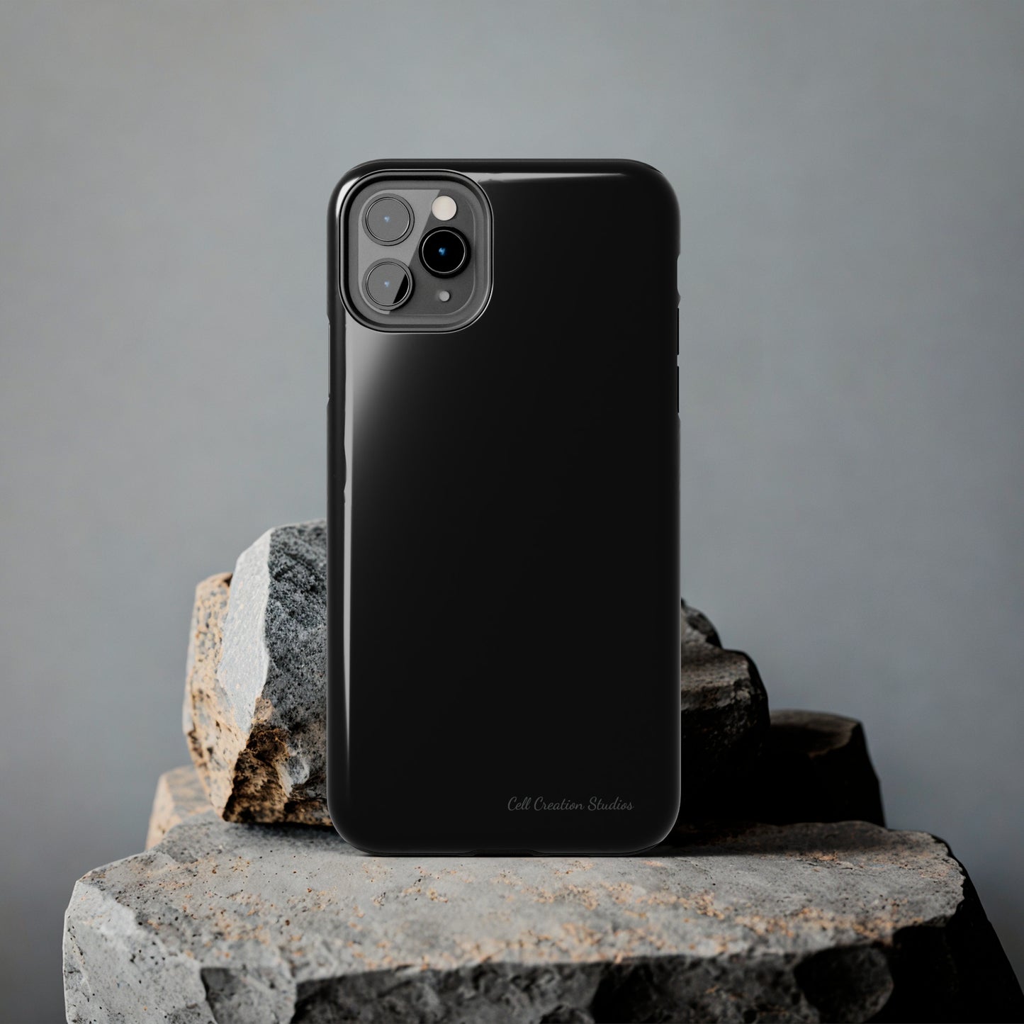 "Stealth Black Defender" -Tough iPhone Cases