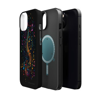 Elevate Your Style and Passion for Music with Our "Harmonious Notes" Cell Phone Case -MagSafe Tough Cases