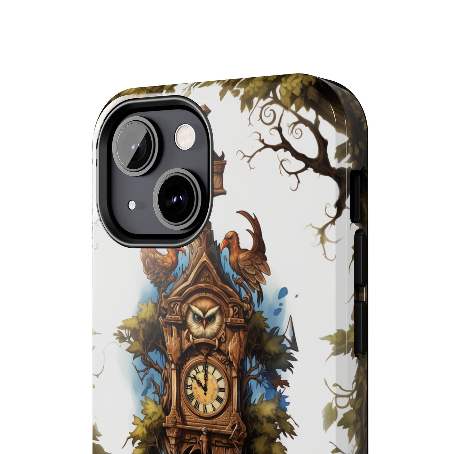 Introducing the "Timeless Charm Cuckoo Clock" Cell Phone Case – Embrace Vintage Elegance -Tough Phone Cases