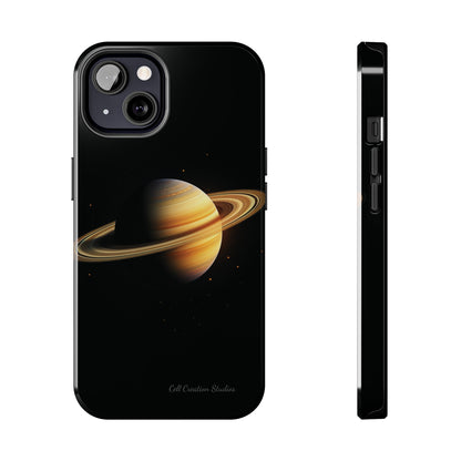 Introducing the "Saturn's Elegance" Cell Phone Case – A Cosmic Masterpiece -Tough Phone Cases