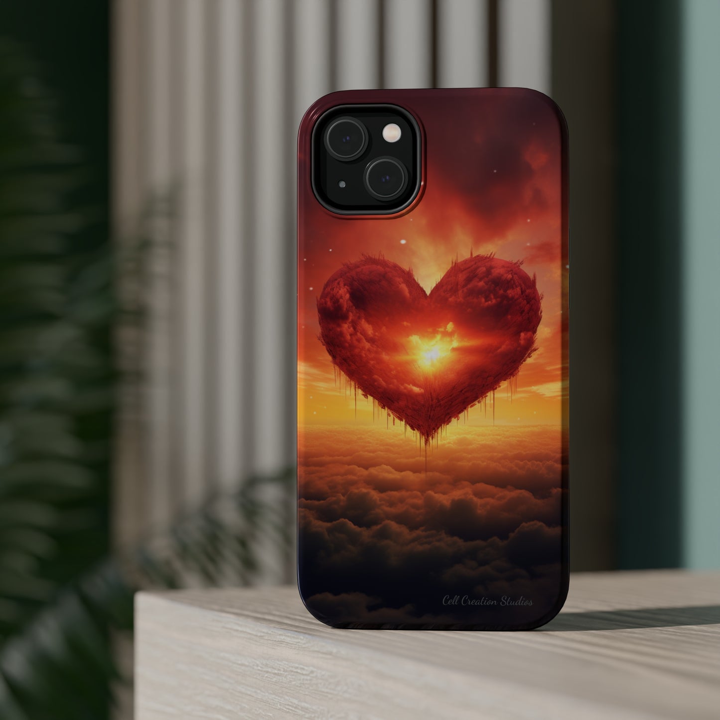 Introducing the "Sky-Heart Radiance" Cell Phone Case – Carry Love's Glow Everywhere You Go -MagSafe Tough Cases