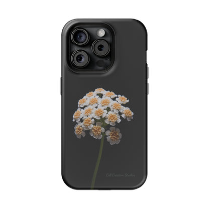 "Elegant Yarrow Bloom" Phone Case -MagSafe Tough Cases