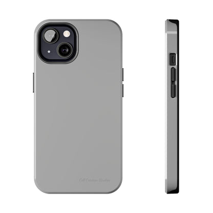"Sleek Silver Essence" -Tough iPhone Cases
