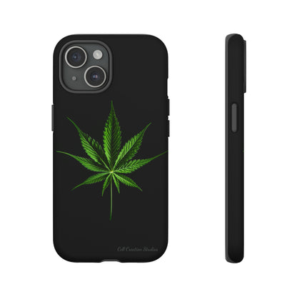 "Cannabis Chic" Marijuana Leaf Phone Case -Tough Cases