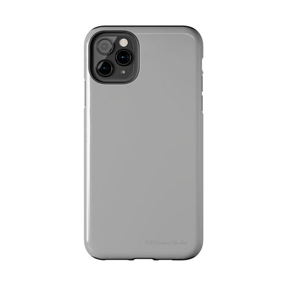 "Sleek Silver Essence" -Tough iPhone Cases