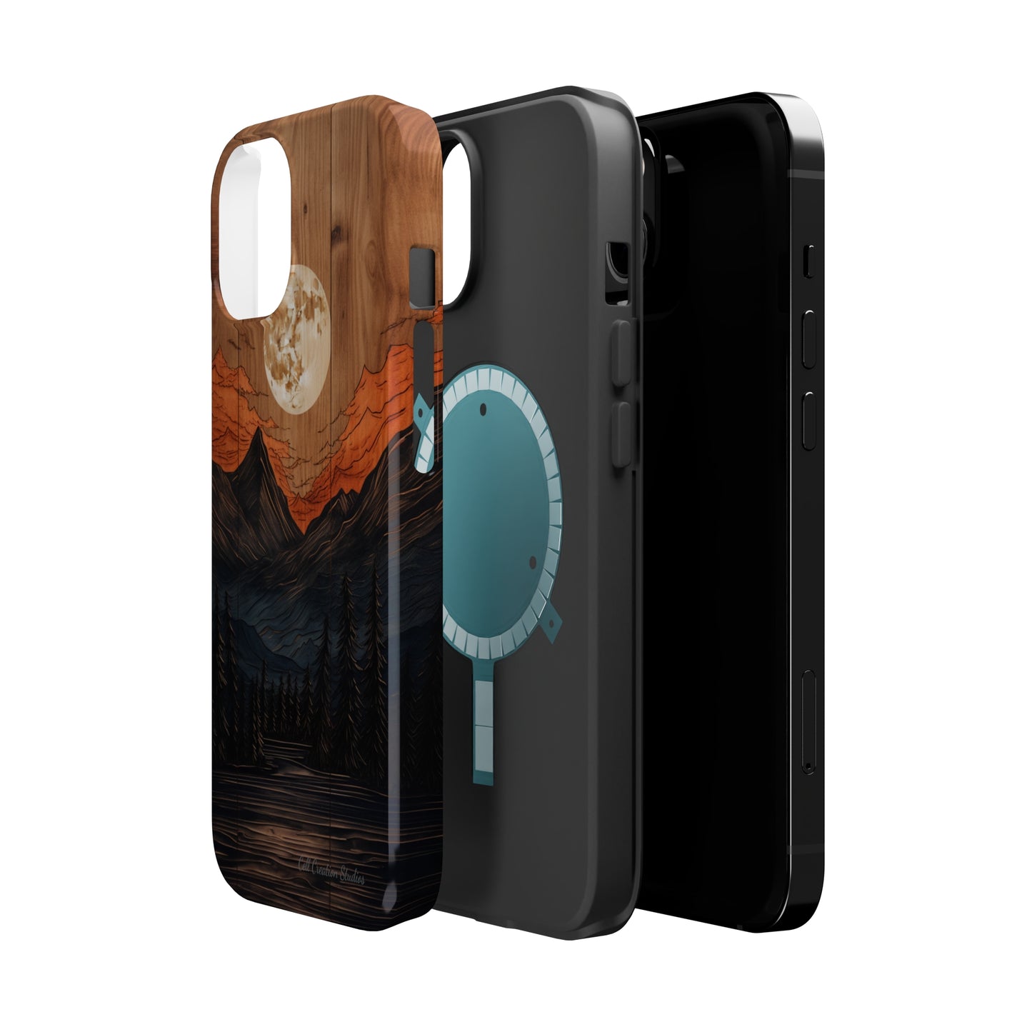 "Elevate Your Style with the Mountain Moonlight Phone Case" -MagSafe Tough Cases